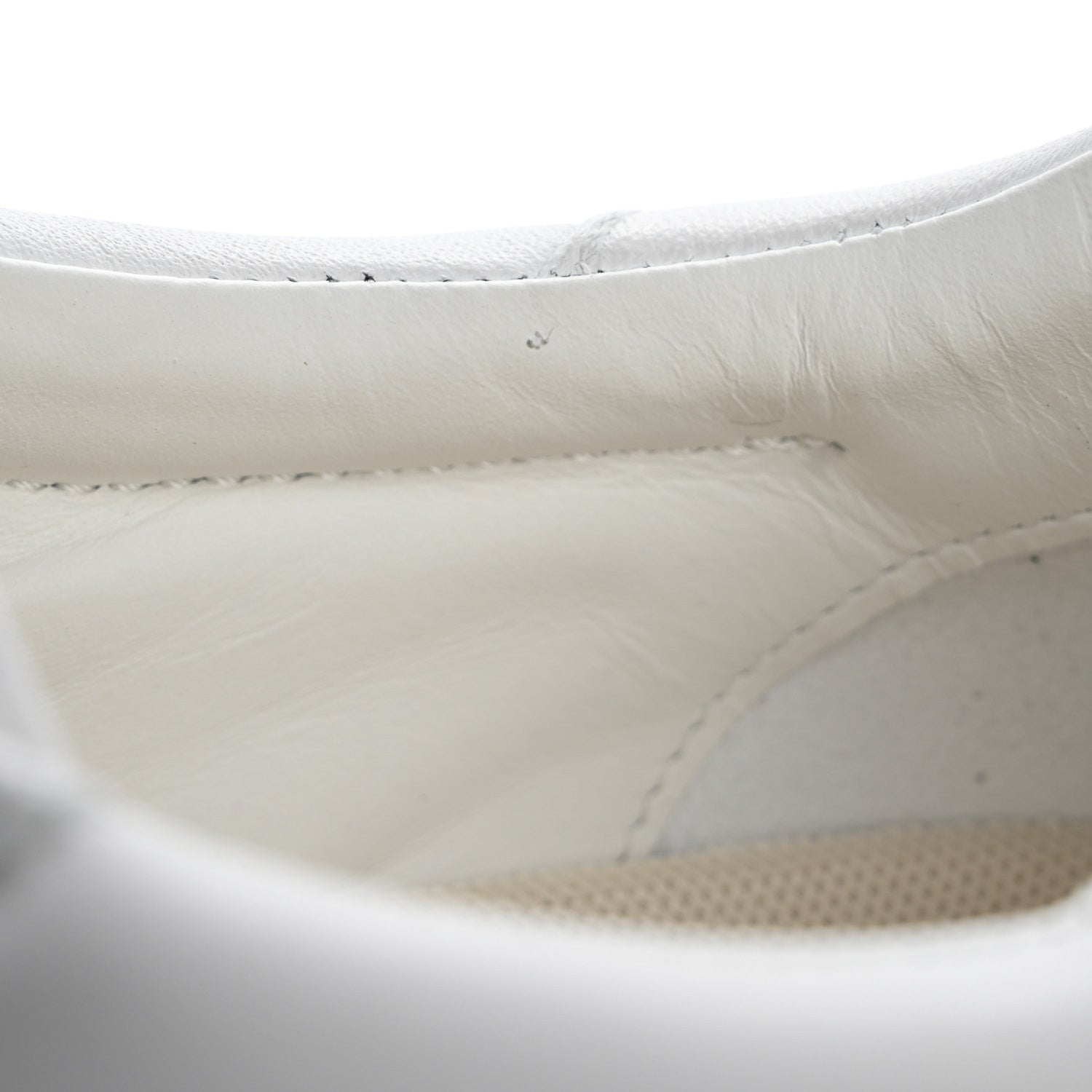 Fendi Calfskin Womens Fendi Match Low Top Sneakers 38 White Beige 13 of 16