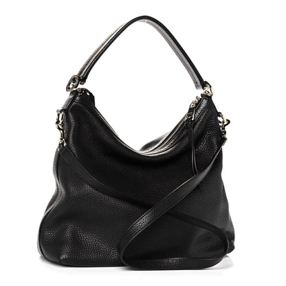 Gucci Pebbled Calfskin Small Miss GG Hobo Black 3 of 9