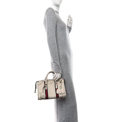Gucci Koi Calfskin Small Bauletto Duffle Top Handle Bag Mystic White 2 of 17