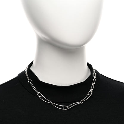Hermes Sterling Silver Chaine d'Ancre Punk Necklace ST 2 of 6