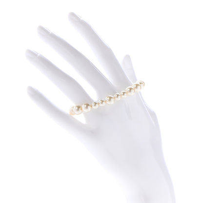 Chanel Graduated Pearl Crystal CC Bracelet Gold 2 of 6