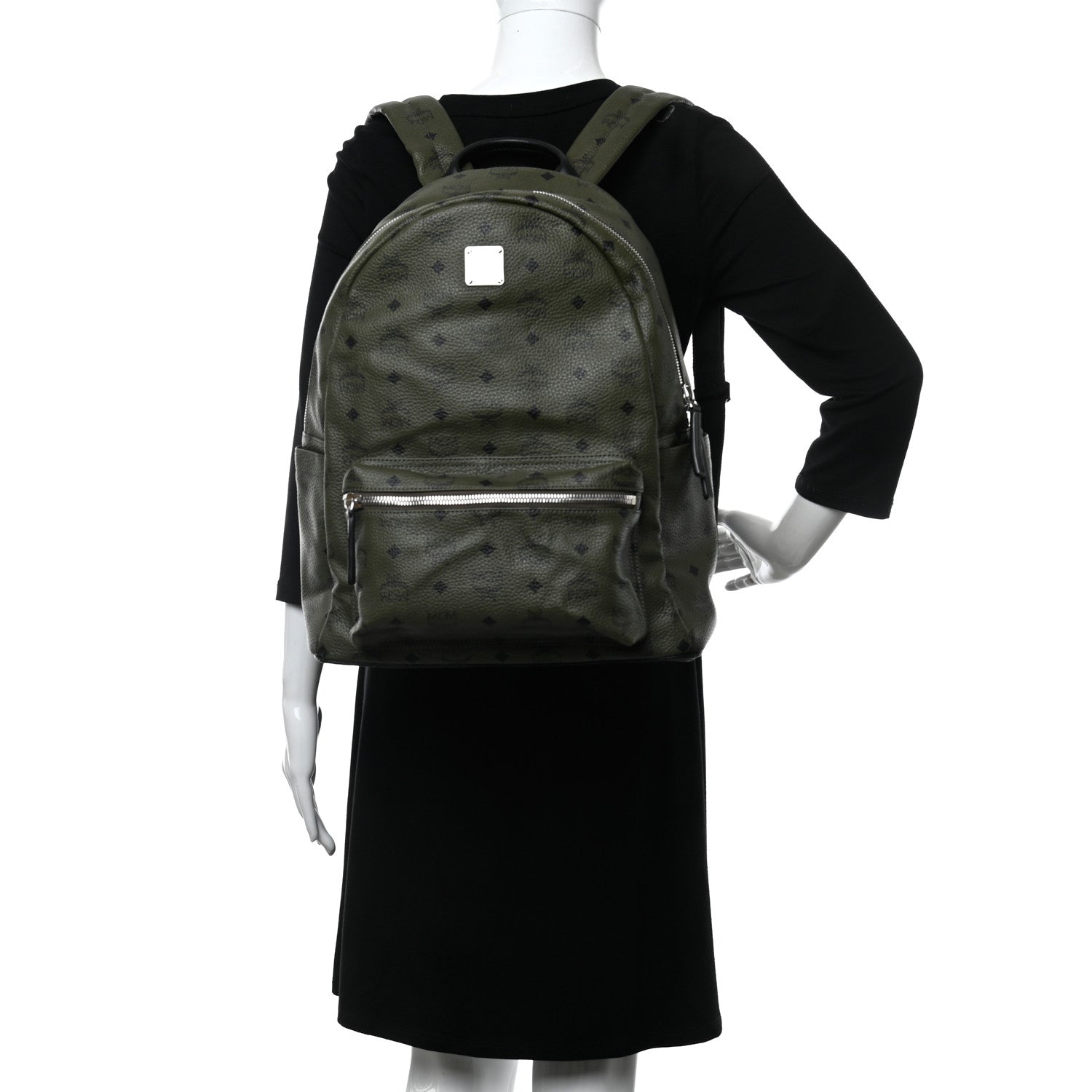 MCM Visetos Medium Stark Backpack Rosin 2 of 10
