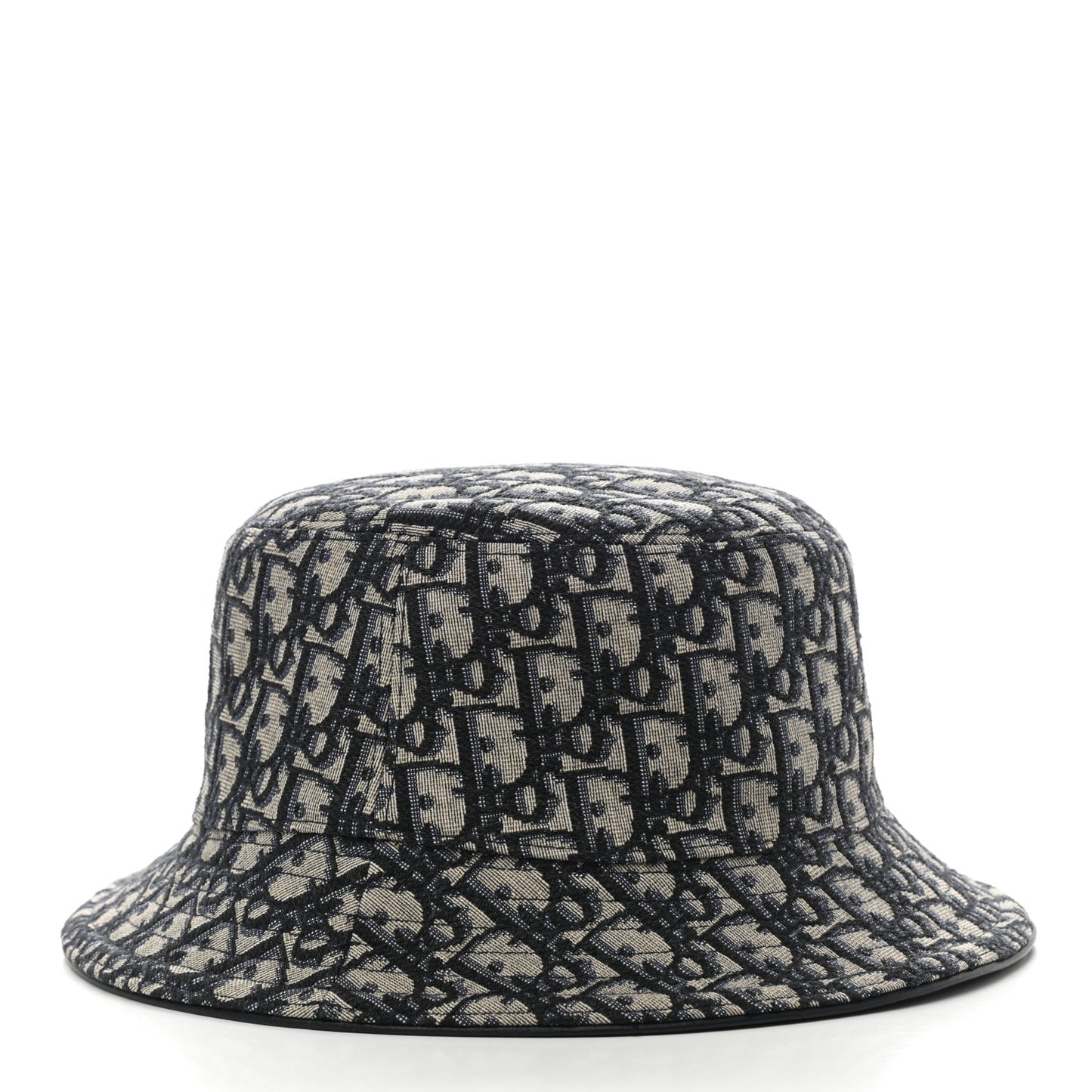 Oblique Jacquard Bucket Hat L Blue