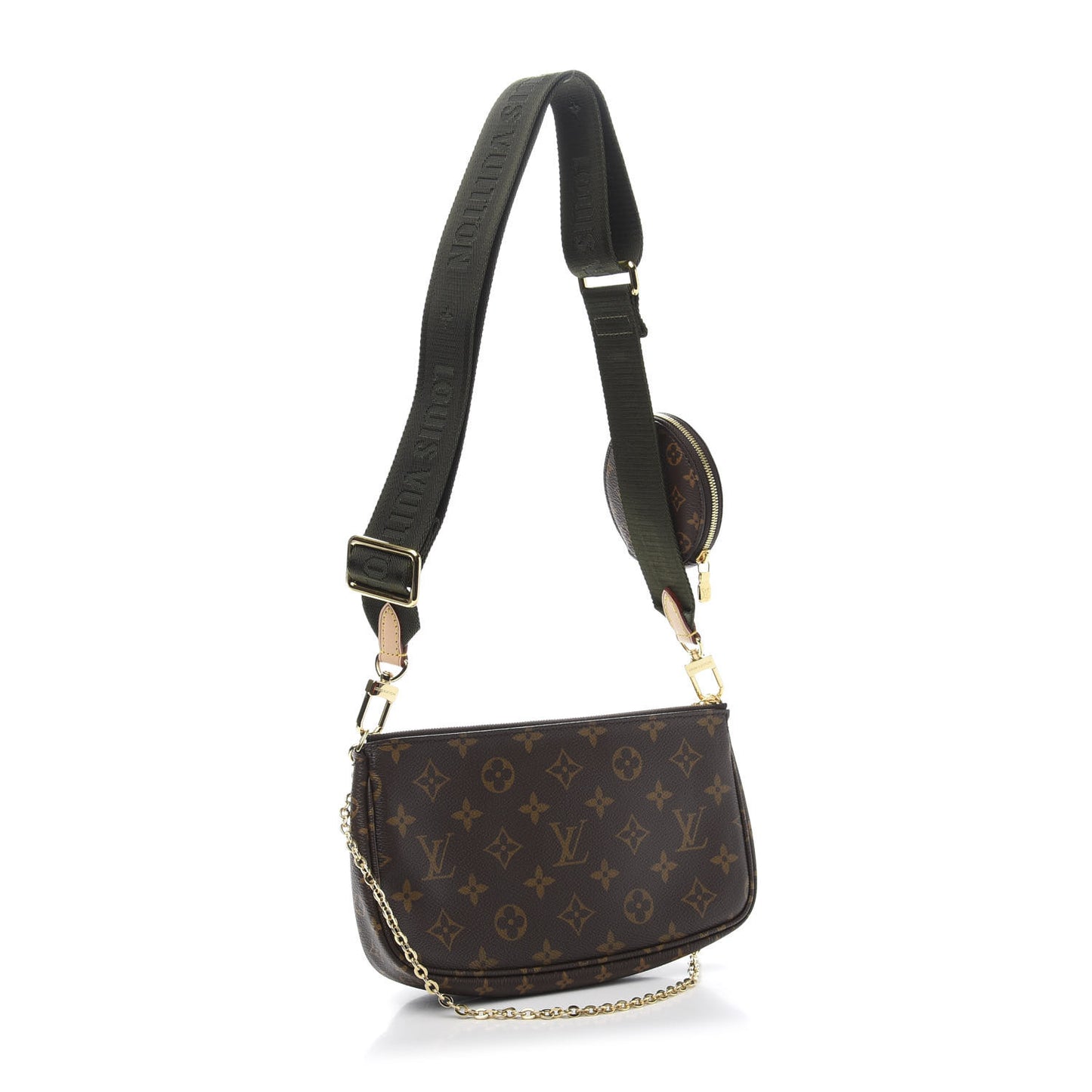 Monogram Multi Pochette Accessories Kaki