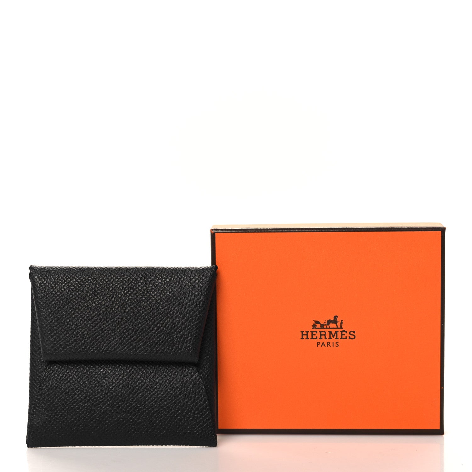 Hermes Epsom Bastia Coin Purse Black 7 of 7