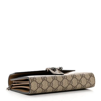 Gucci GG Supreme Monogram Mini Dionysus Chain Wallet Beige Taupe 4 of 10