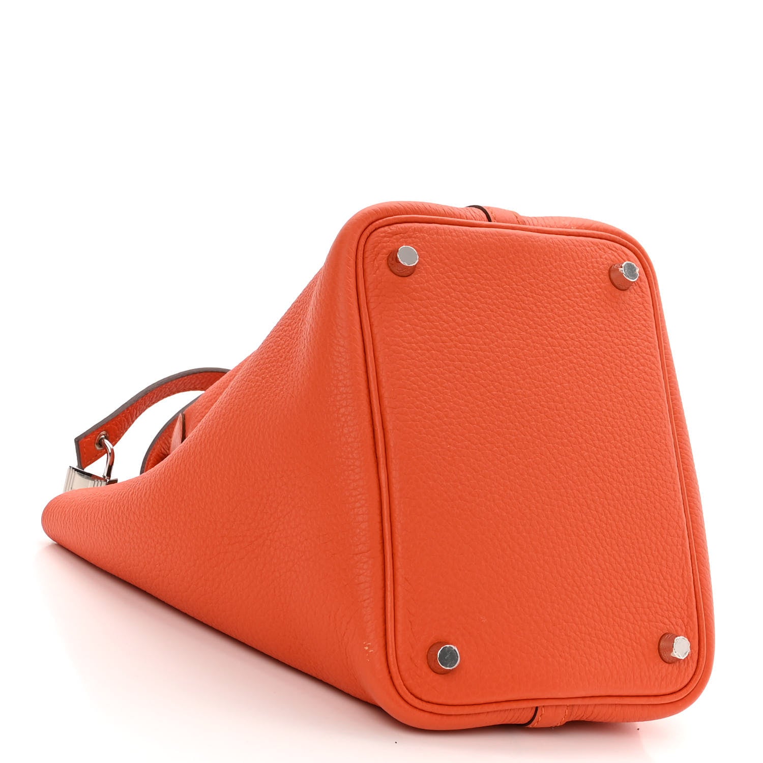 Hermes Taurillon Clemence Picotin Lock 18 PM Orange 4 of 11