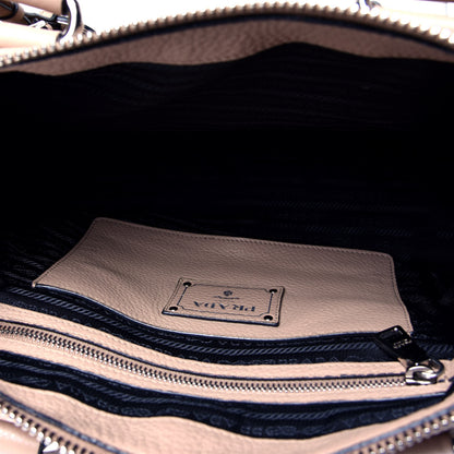 Prada Vitello Phenix Shopping Satchel Cammeo 4 of 4
