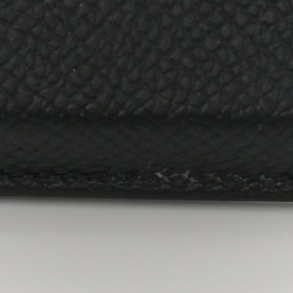 Hermes Epsom MC2 Euclide Card Holder Case Black Bleu Indigo 15 of 15