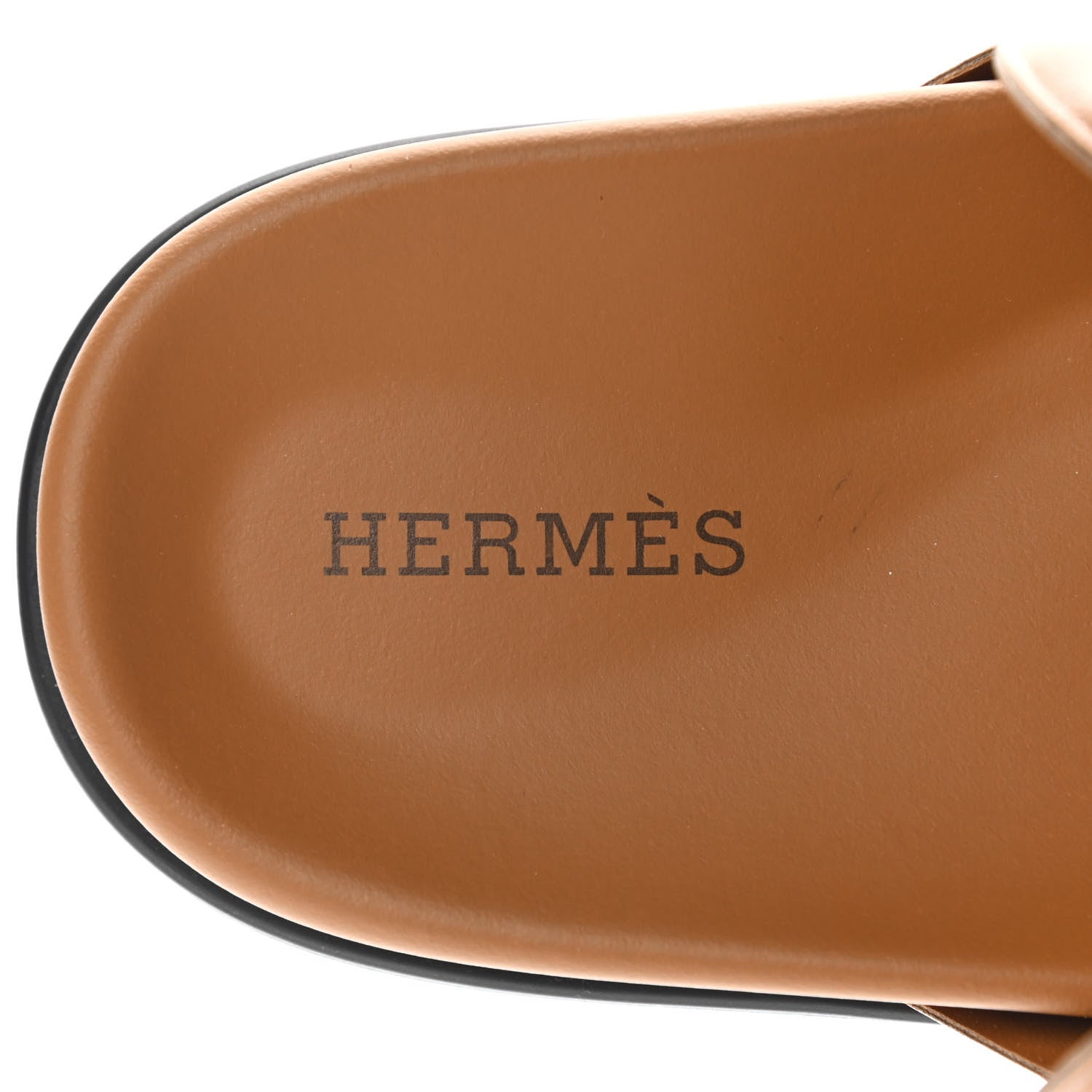 Hermes Nappa Extra Sandals 35.5 Naturel 7 of 8