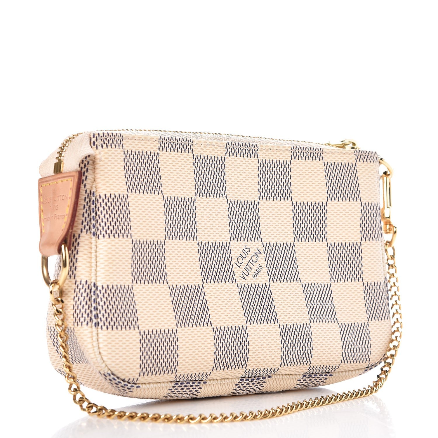 Louis Vuitton Damier Azur Mini Pochette Accessories 3 of 7