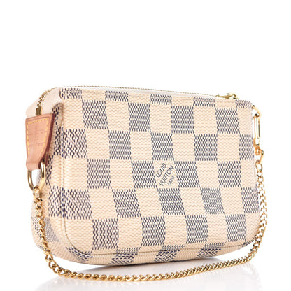 Louis Vuitton Damier Azur Mini Pochette Accessories 3 of 7