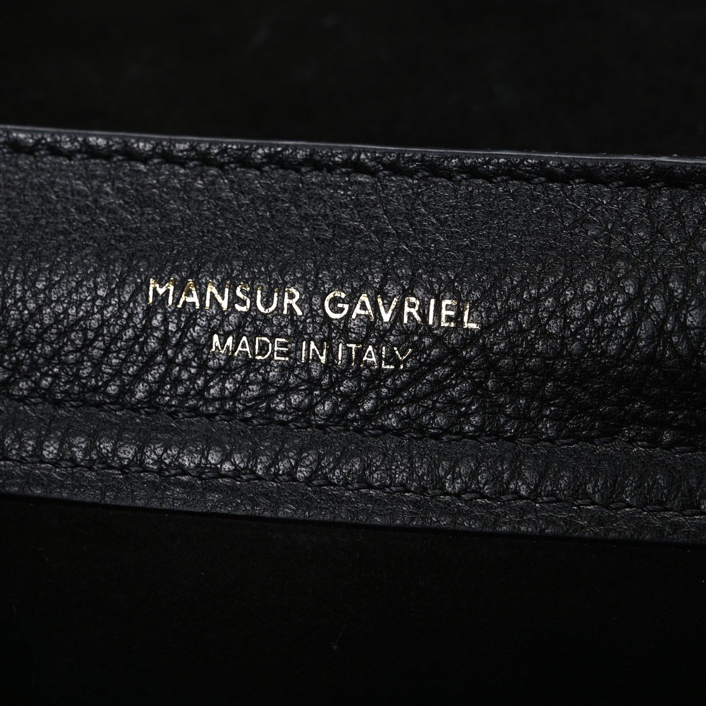 Calfskin Mini Lady Bag Black Flamma