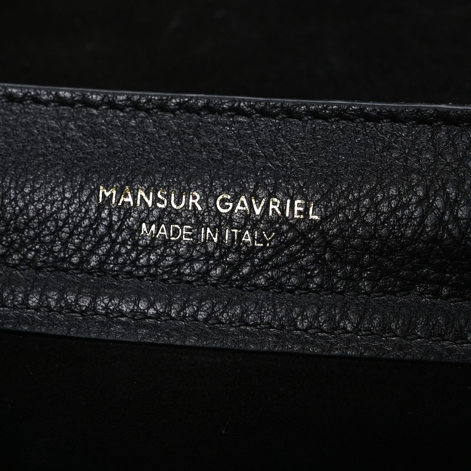 Mansur Gavriel Calfskin Mini Lady Bag Black Flamma 6 of 9