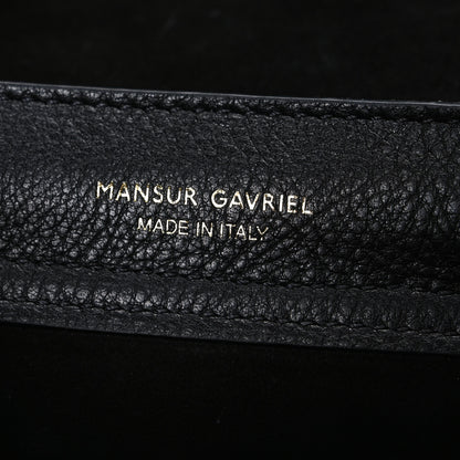Mansur Gavriel Calfskin Mini Lady Bag Black Flamma 6 of 9