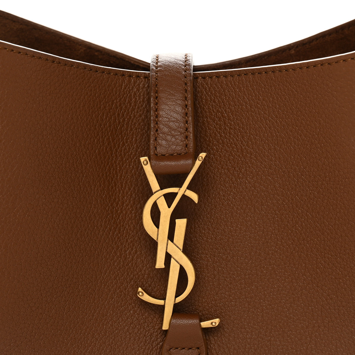 Grained Calfskin Small Le 5 A 7 Supple Hobo Fox