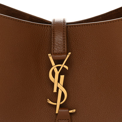 Saint Laurent Grained Calfskin Small Le 5 A 7 Supple Hobo Fox 8 of 10