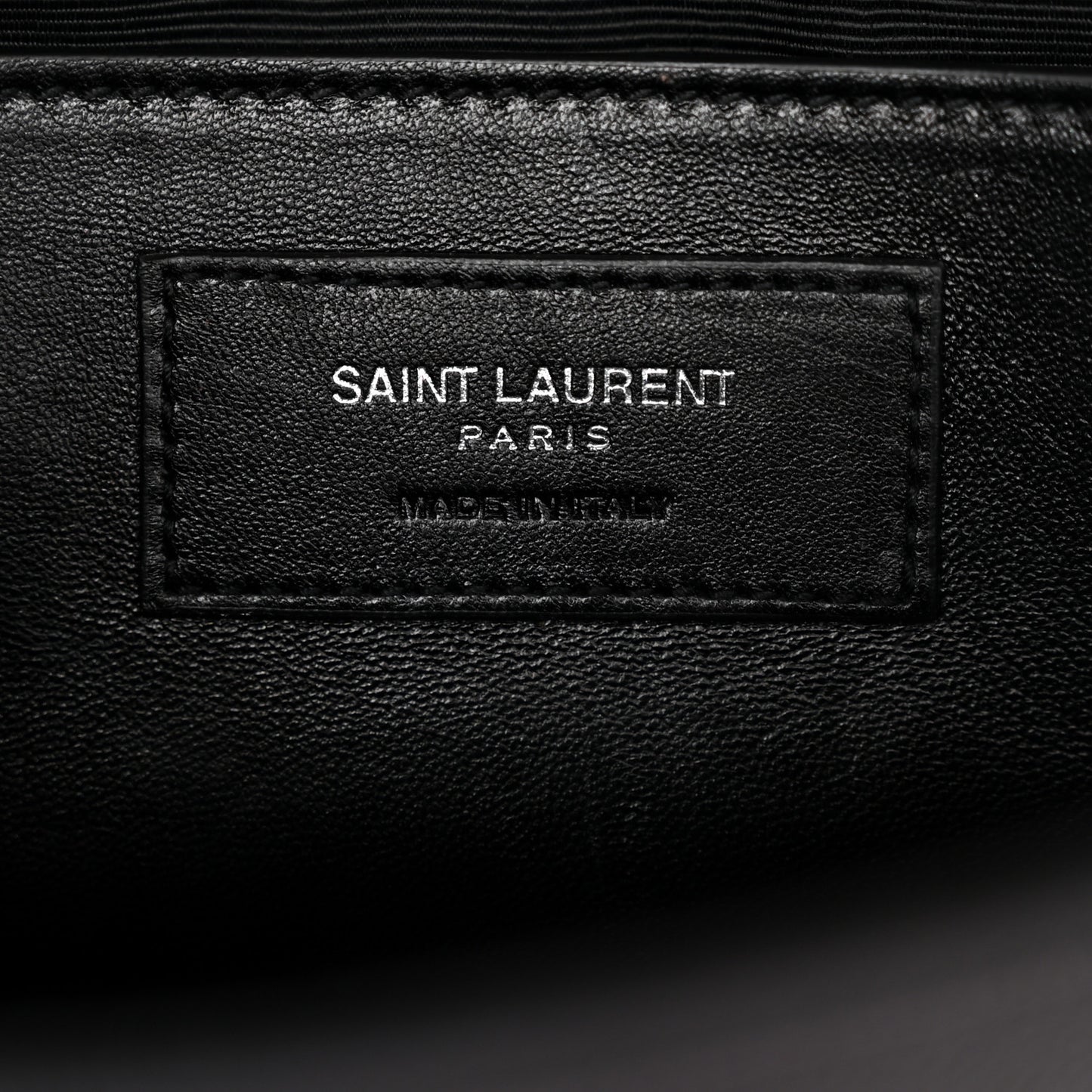 Grain De Poudre Monogram Cassandre Clutch Black