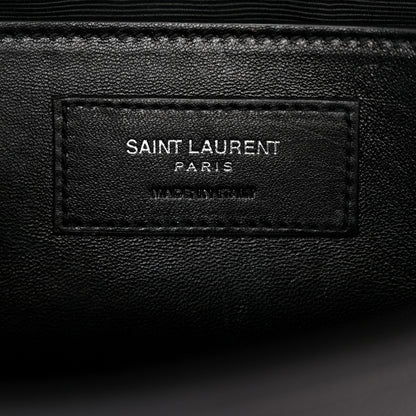 Saint Laurent Grain De Poudre Monogram Cassandre Clutch Black 6 of 13