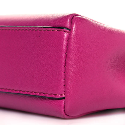 Fendi Nappa Micro Peekaboo Iconic Satchel Magenta 8 of 11