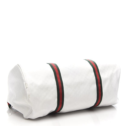 Gucci Nylon Microguccissima Gym Bag White 4 of 10