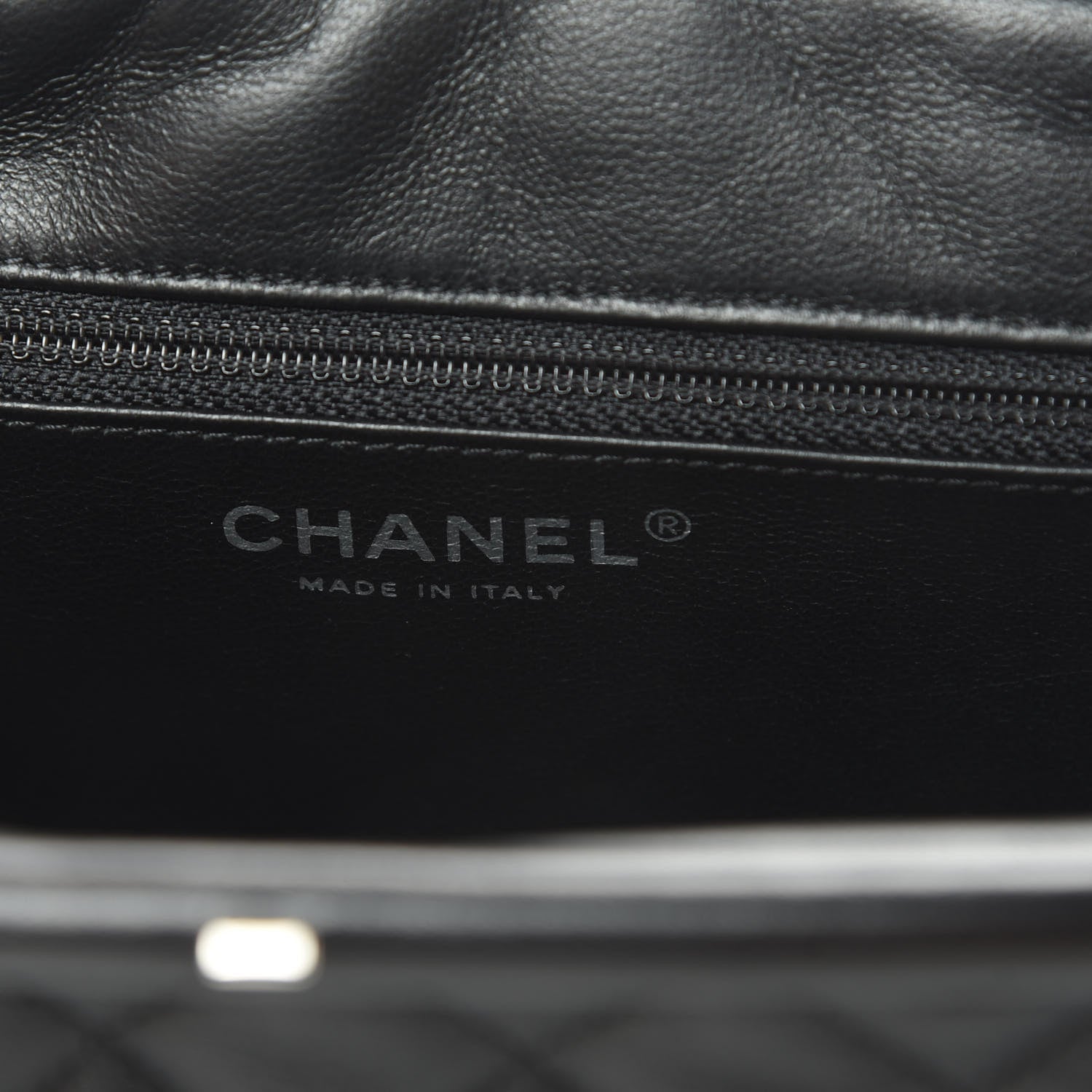 Chanel Lambskin Quilted Timeless Clutch Black 6 of 8