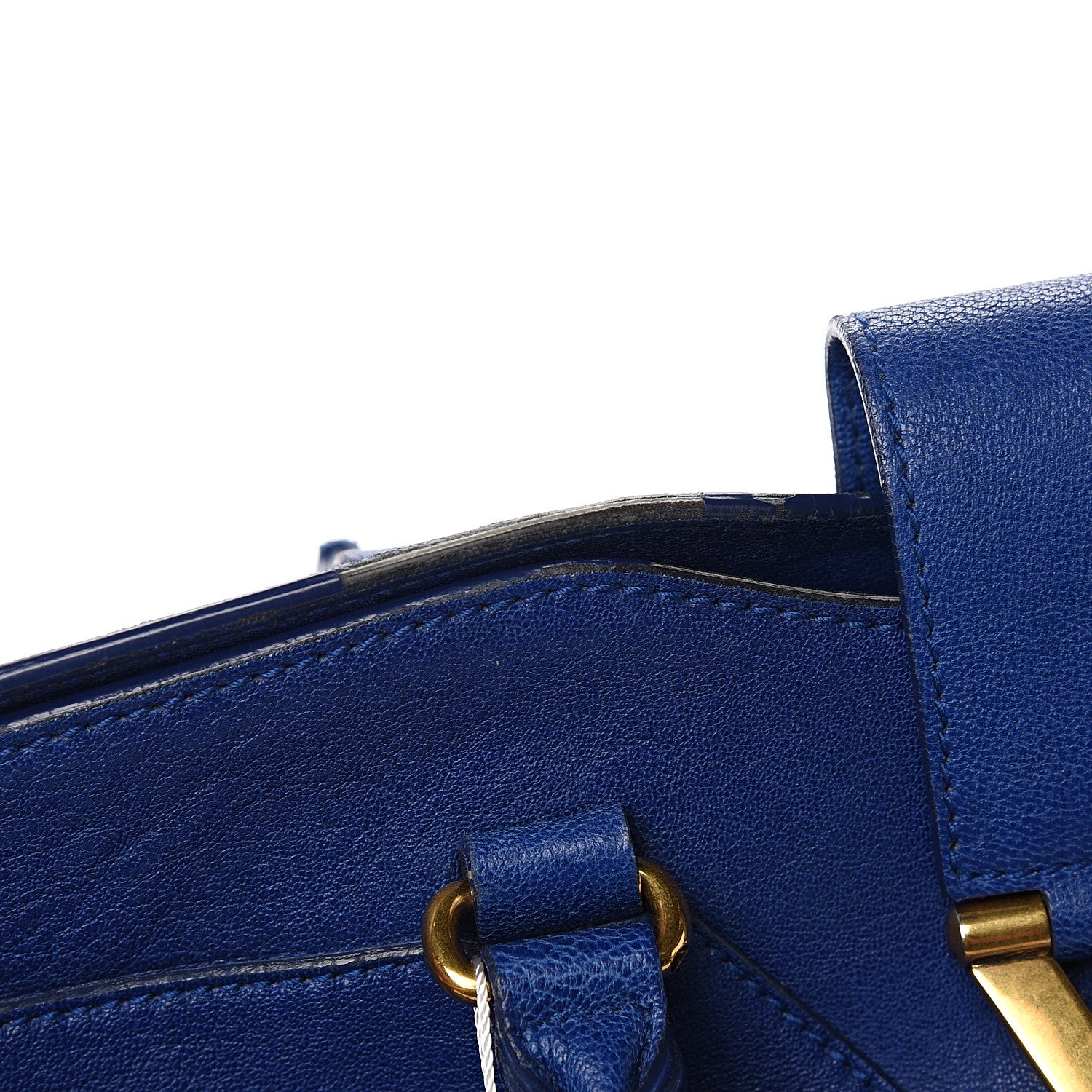 Saint Laurent Sheepskin Medium Cabas ChYc Blue 13 of 13