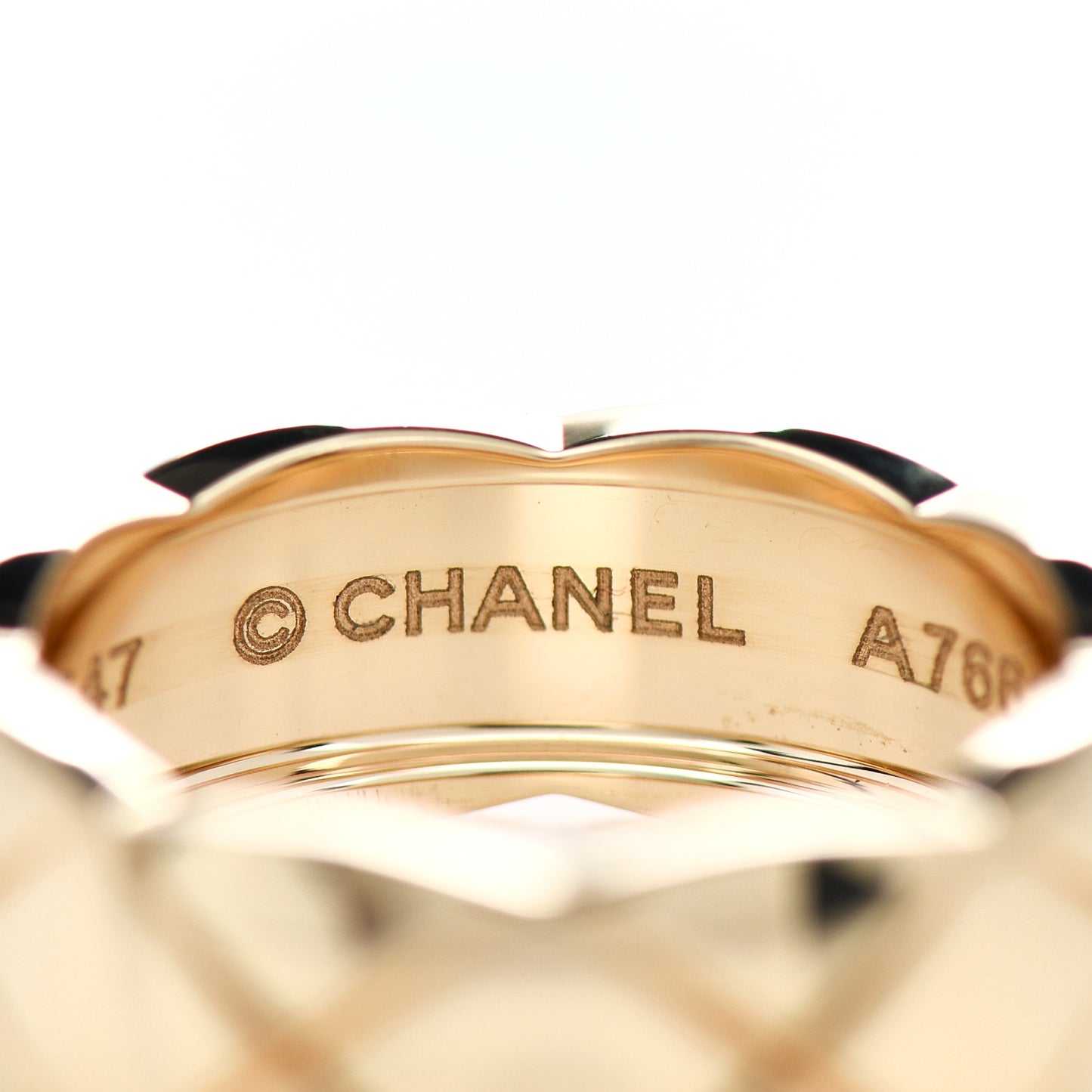 18K Yellow Gold Small Coco Crush Ring 47 4.25