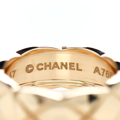 Chanel 18K Yellow Gold Small Coco Crush Ring 47 4.25 5 of 6