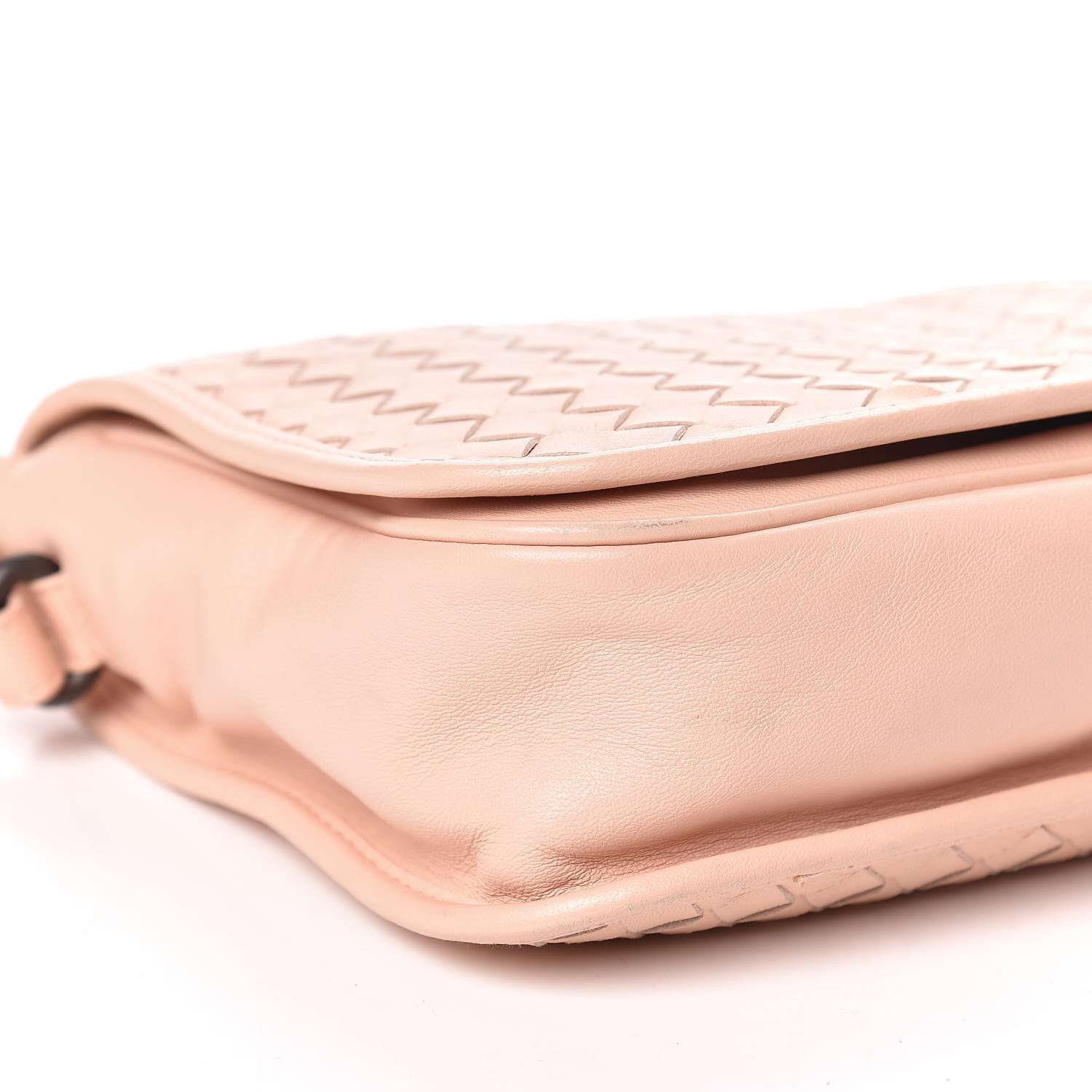 Bottega Veneta Nappa Intrecciato Mini Flap Crossbody Lotus 5 of 21