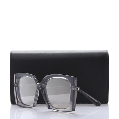 Chanel 18K White Gold Mirror Square Sunglasses 6051 Gray 8 of 8