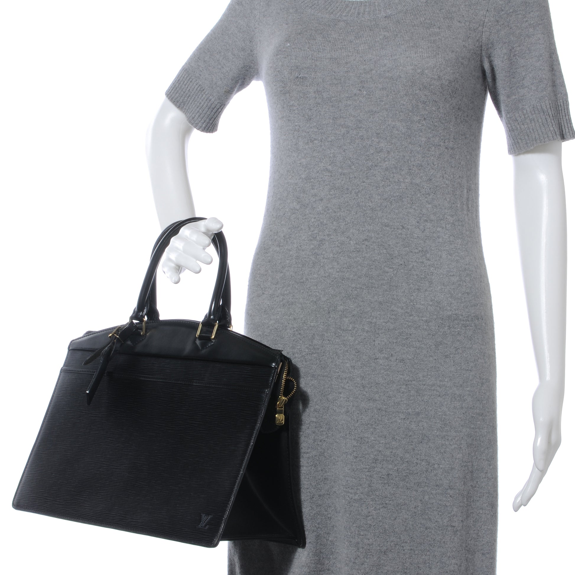 Louis Vuitton Epi Riviera Black 2 of 10