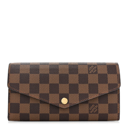 Louis Vuitton Damier Ebene Sarah Wallet NM 1 of 11
