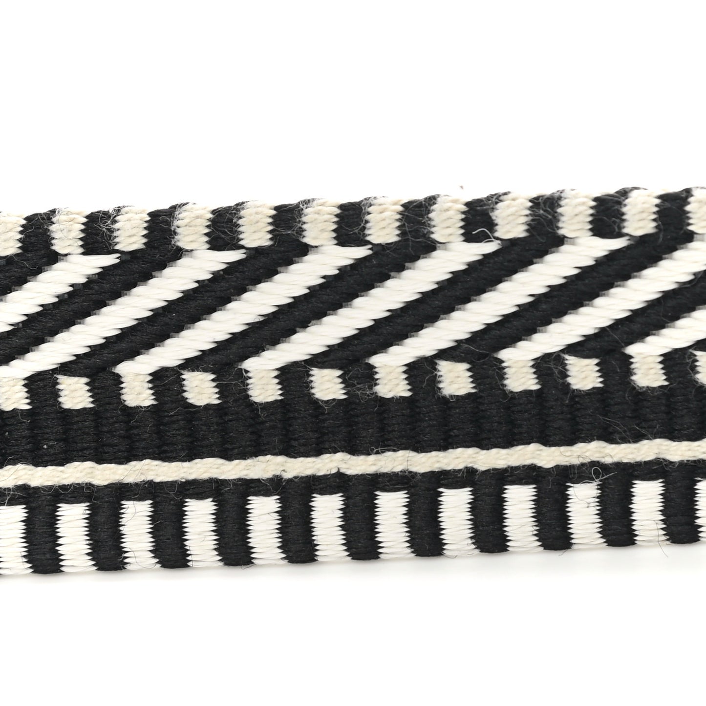 Toile Swift 25mm Sangle Cavale Shoulder Strap Black Ecru