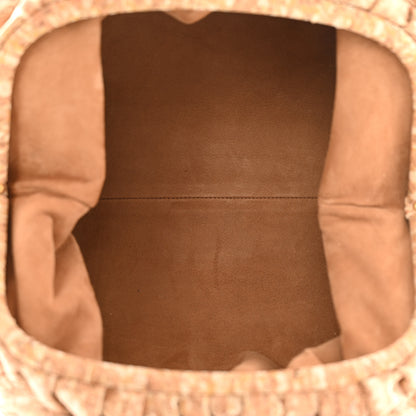 Bottega Veneta Cork The Pouch Oversized Clutch Natural 5 of 7