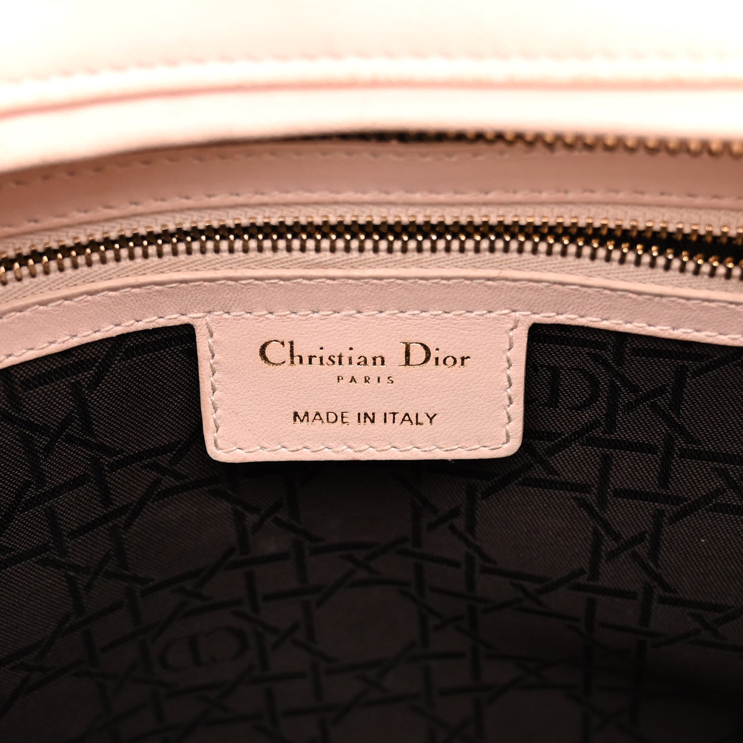 Christian Dior Lambskin Cannage Large Lady Dior Light Pink 6 of 11
