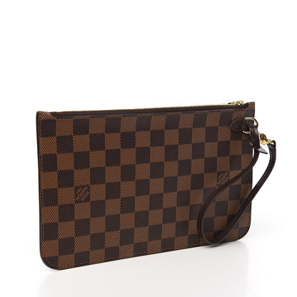 Louis Vuitton Damier Ebene Neverfull MM GM Pochette 2 of 7