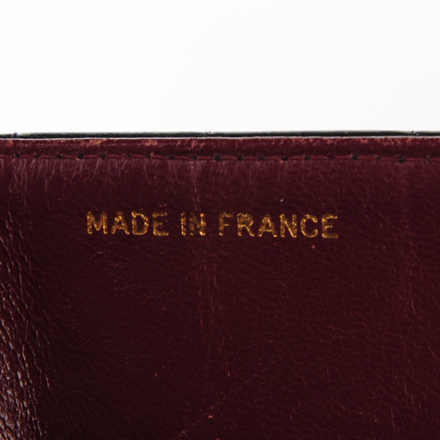 Lambskin Quilted Chevron Small Single Flap Black