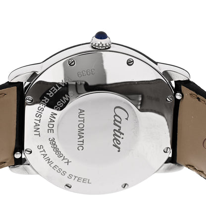 Cartier Stainless Steel Alligator 36mm Ronde Solo Automatic Watch 4 of 6