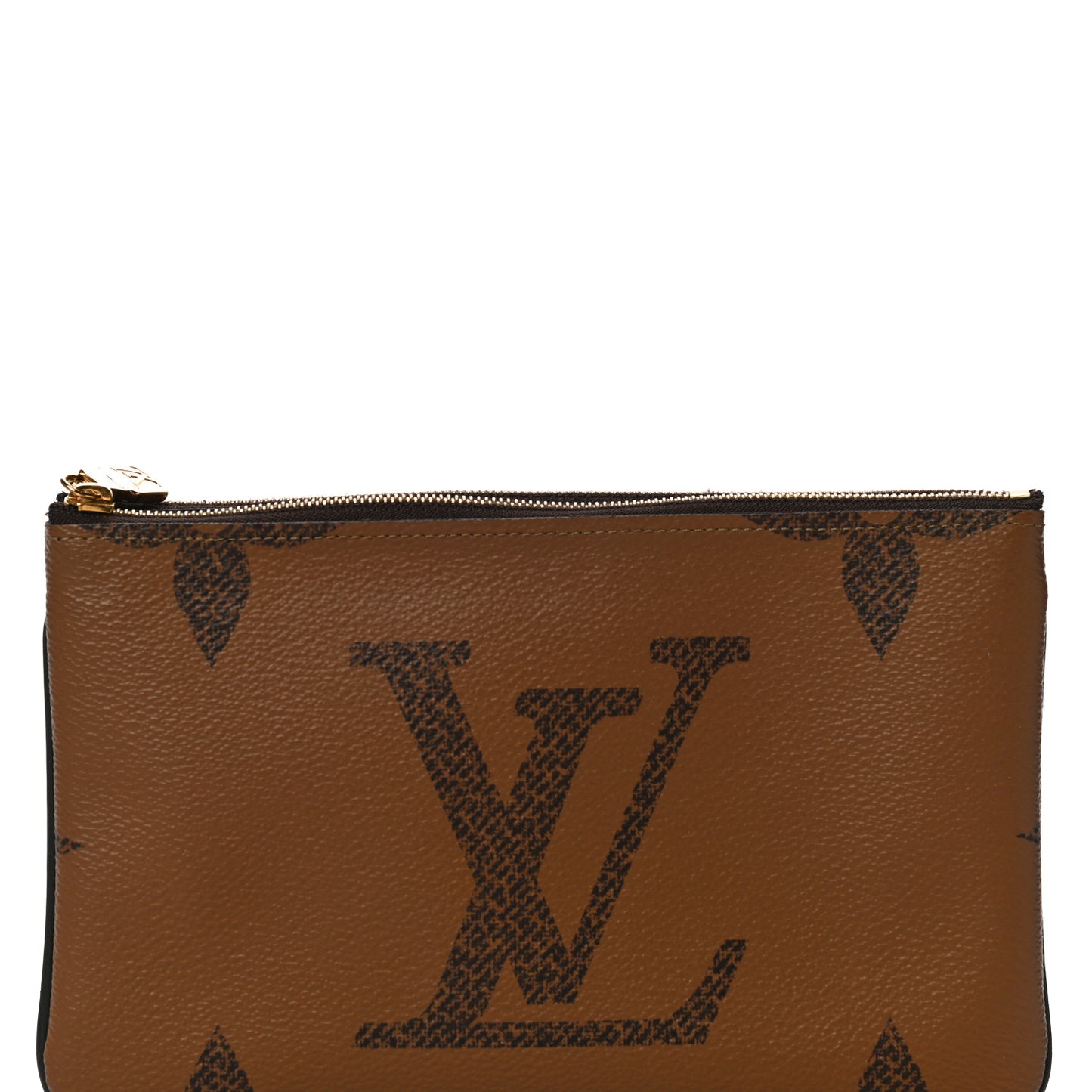 Reverse Monogram Giant Double Zip Pochette
