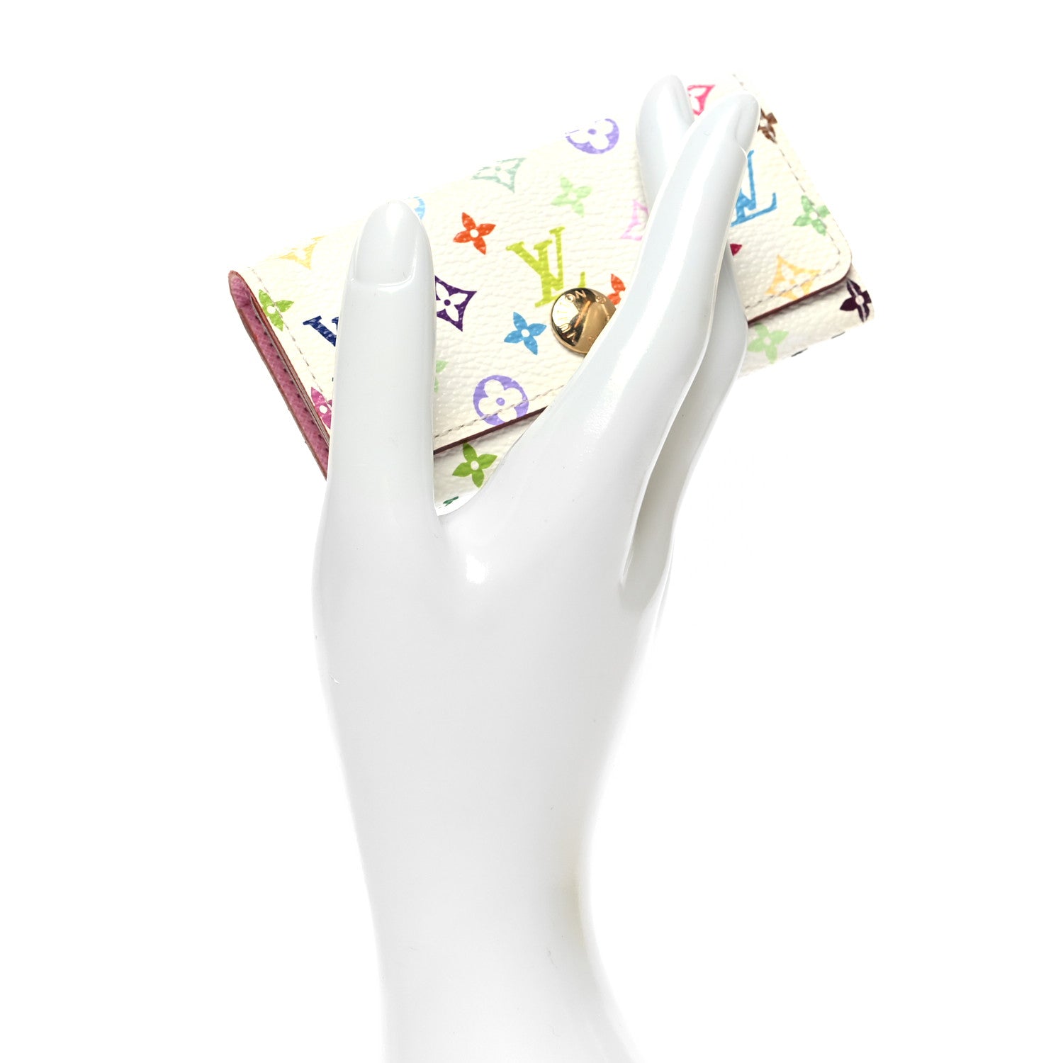 Louis Vuitton Monogram Multicolor Multicles 4 Key Holder White 2 of 7