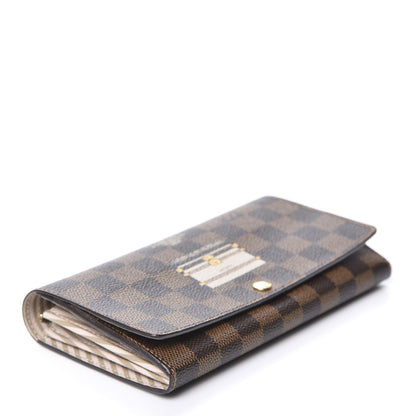 Louis Vuitton Damier Ebene Trunks and Locks Sarah Wallet 3 of 11
