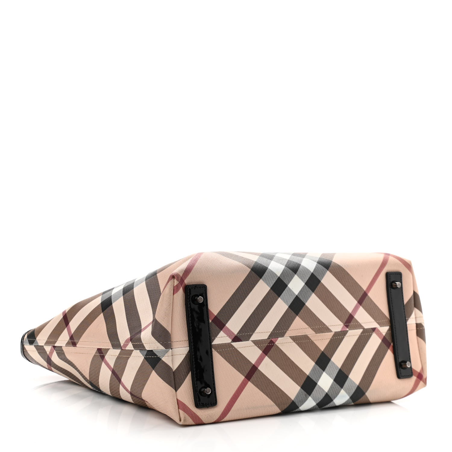 Burberry Supernova Check Large Nickie Tote Black 4 of 10