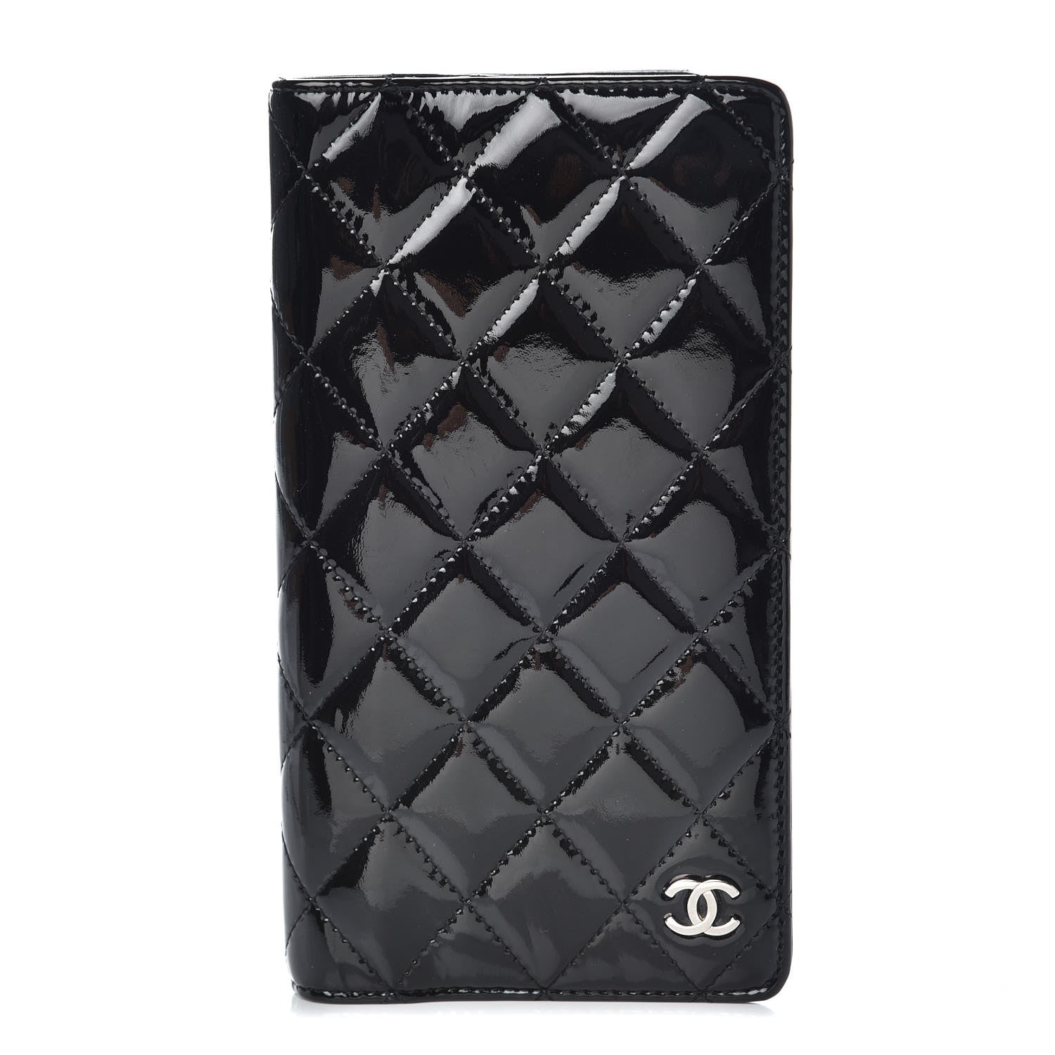 Chanel Patent Quilted Medium Agenda Cover Black 1 of 8