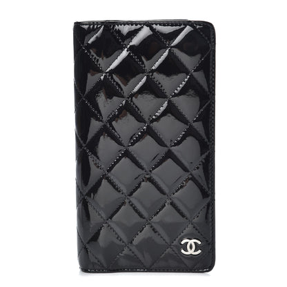 Chanel Patent Quilted Medium Agenda Cover Black 1 of 8