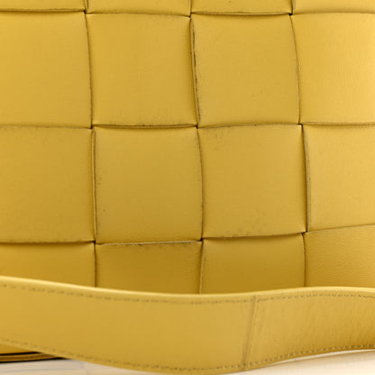 Bottega Veneta Lambskin Maxi Intrecciato Cassette Messenger Buttercup Yellow 10 of 10