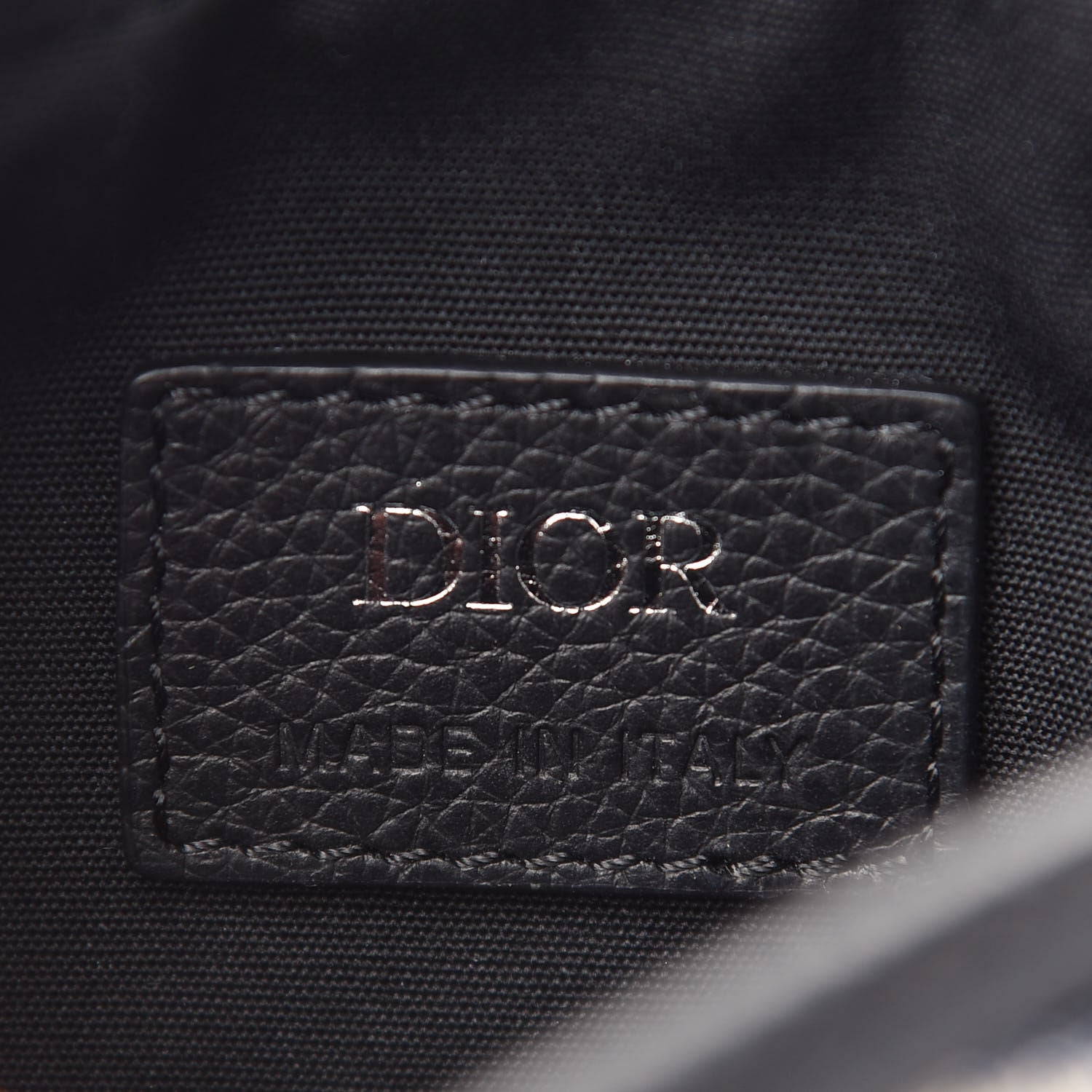 Christian Dior Oblique Messenger Pouch Beige Black 6 of 8