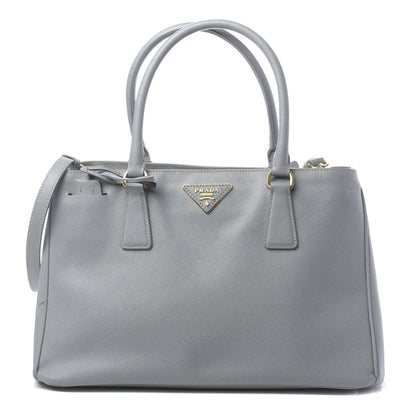 Prada Saffiano Lux Small Tote Lago 1 of 12