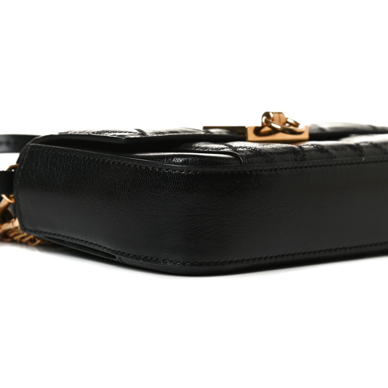 Givenchy Goatskin Quilted GV3 Mini Pocket Convertible Bag Black 8 of 14