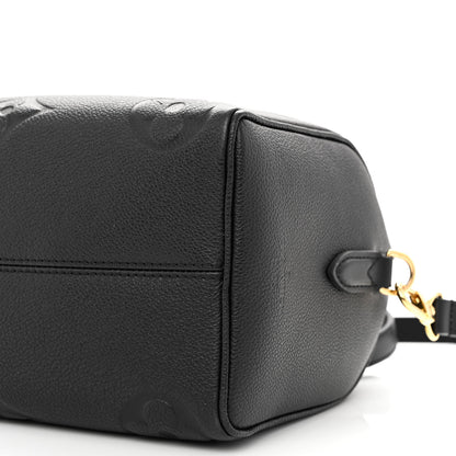 Louis Vuitton Empreinte Monogram Giant Speedy Bandouliere 25 Black 9 of 9